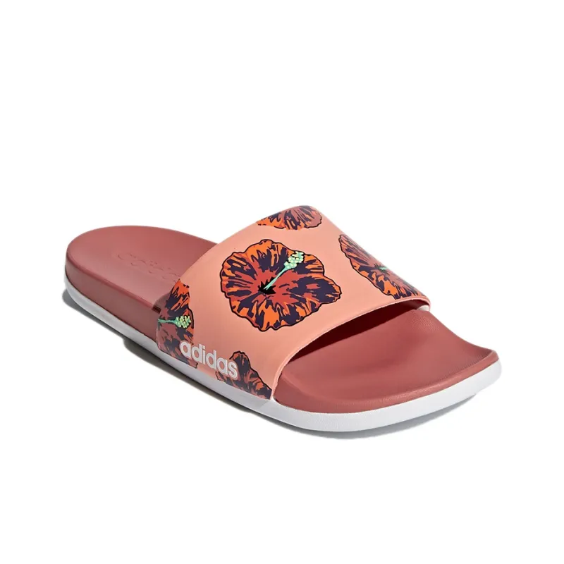 Adidas Adilette Slide Slippers Women's Coral Pink-2