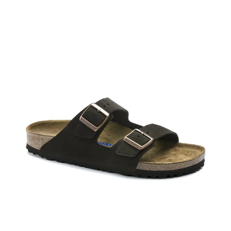Birkenstock Arizona Soft Footbed Suede Leather Narrow Fit 'Mocha'-1