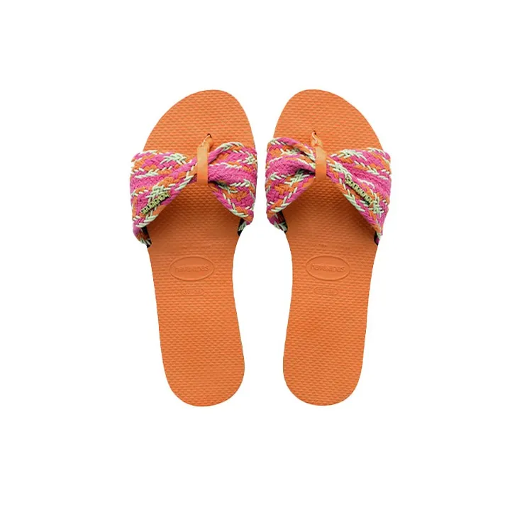 Havaianas You St Tpz Mesh Fc Slide Slippers Unisex Coral Pink-2