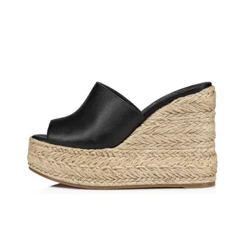 CL LUBOTING Slide Slippers Women's Black