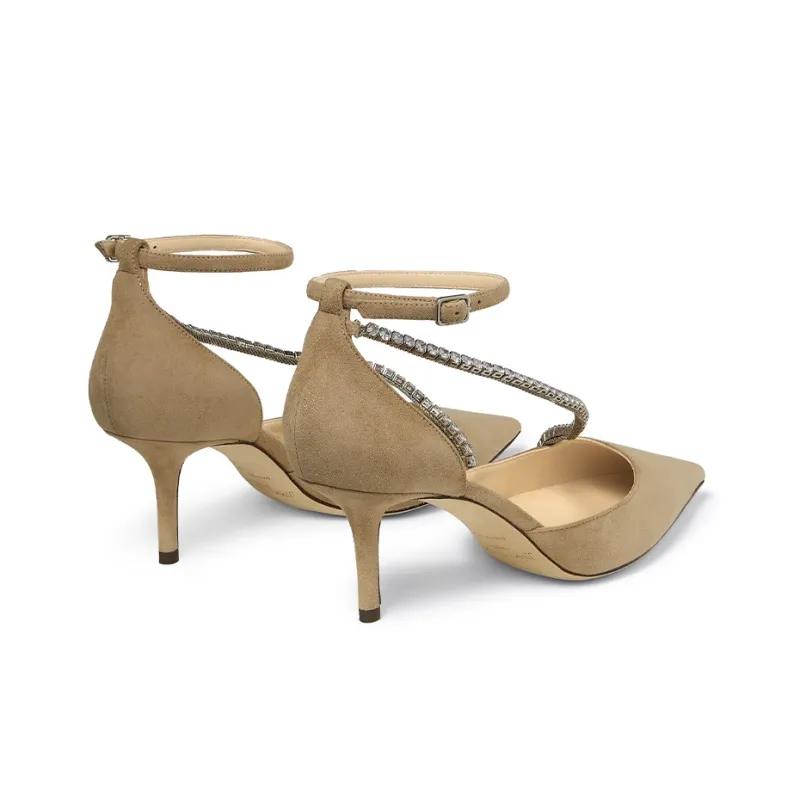 Jimmy Choo Slim Heel High Heels 6.5cm Women's Nude-3