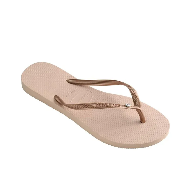 Swarovski x Havaianas Flip Flops Women's Light Pink-2