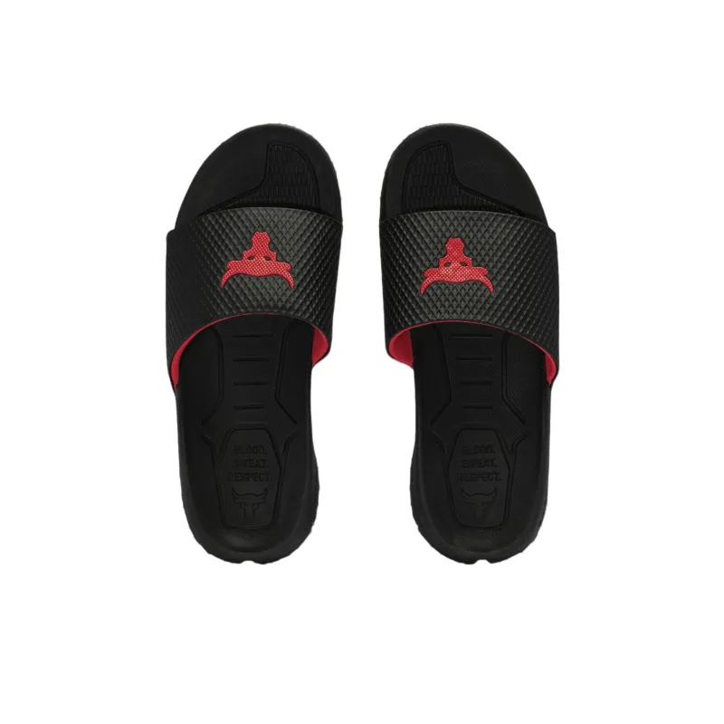 Under Armour Project Rock Slide 'Ultimate Black Stealth Grey'-3