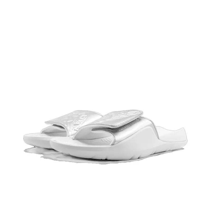 Jordan Hydro 7 White Silver-1