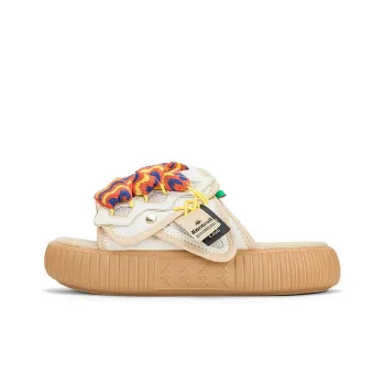 Kappa Luria Slide White Brown