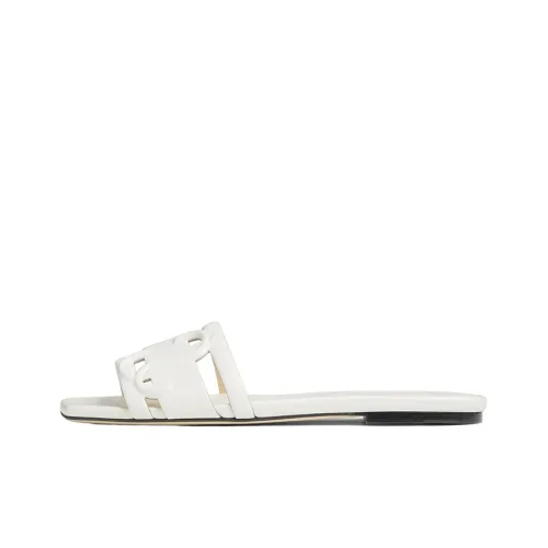 Jimmy Choo Slide Slippers Women's Latte