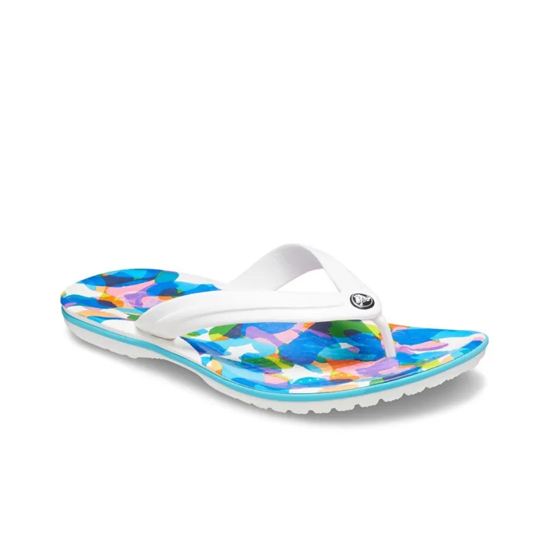 Crocs Classic Bubble Block Slides 'White Multi'-2