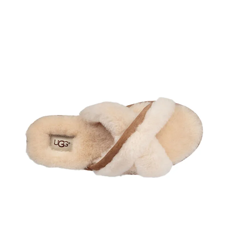 UGG Rubber Sole Slide Slippers Women's Nude-4