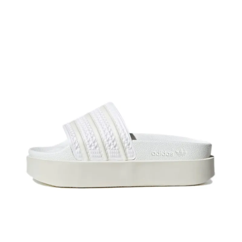 Adidas Adilette Bonega Slides Cloud White Off White Off White Women's-0
