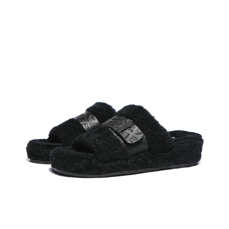 EVERAU Slide Slippers Women's Black-1