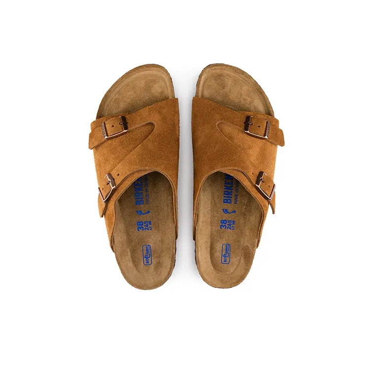 Birkenstock Zrich Soft Footbed Suede Leather 'Mink'-4