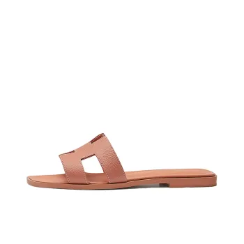 HERMES Oran Slide Slippers Women's Sunlit Pink