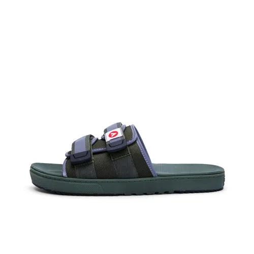 Airwalk Slide Slippers Men Army Green