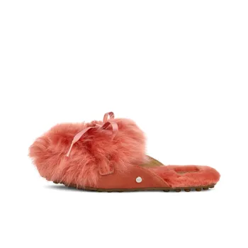 UGG Shaine Fluff Stylish Sandal Women's Butterfly Red