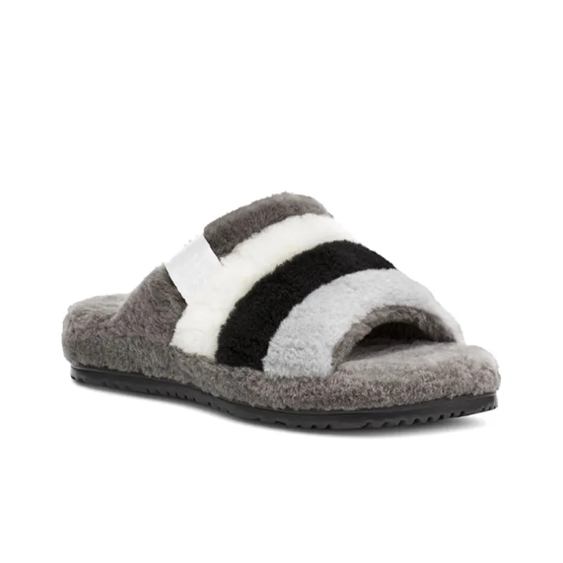 UGG Slide Slippers Men Dark Gray-2