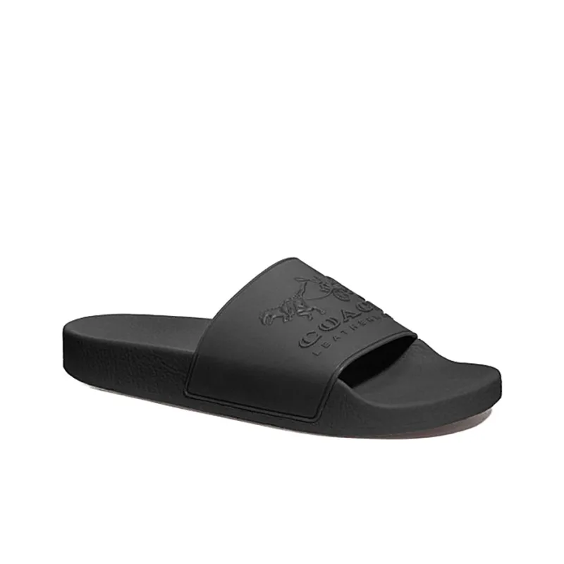 COACH Slip-Resistant Slide Slippers Men's Black-2