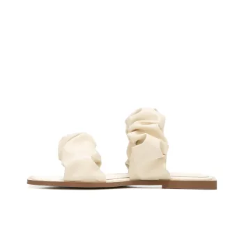 SAM EDELMAN By Circus Iggy PU Casual Slippers Women's White