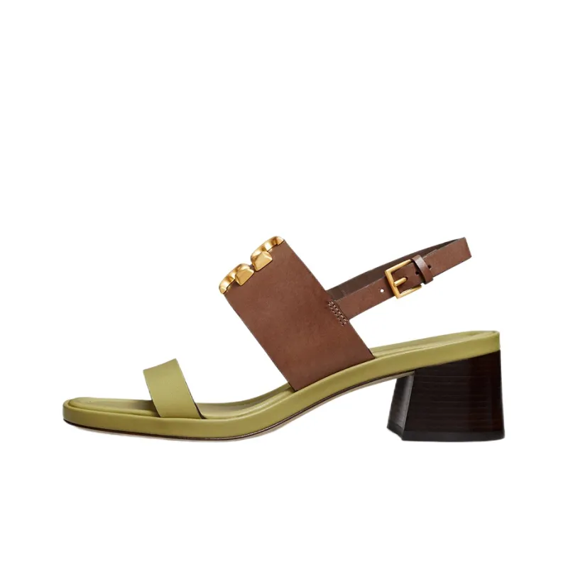 TORY BURCH Eleanor Strap Sandals Women's Brown-0