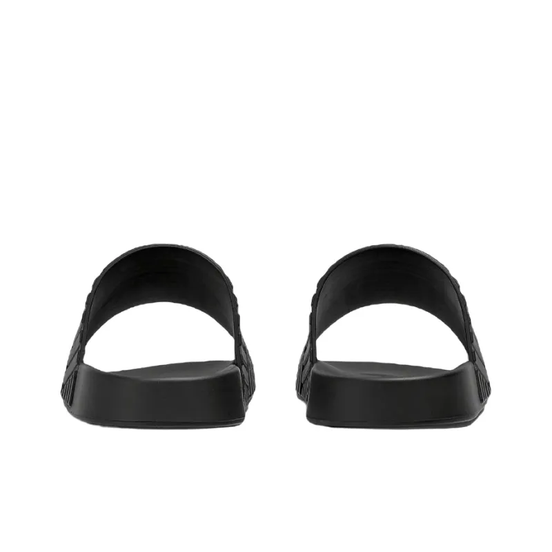 Bottega Veneta Rubber Slides Black-6