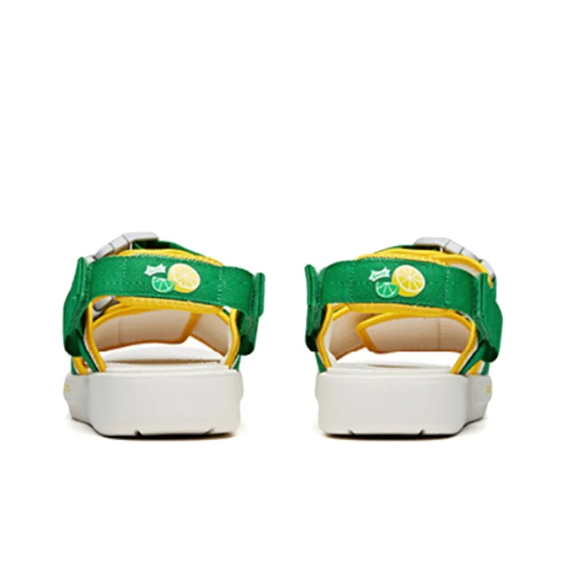 ANTA X Sprite Sport Sandals 'White Green Yellow'-3