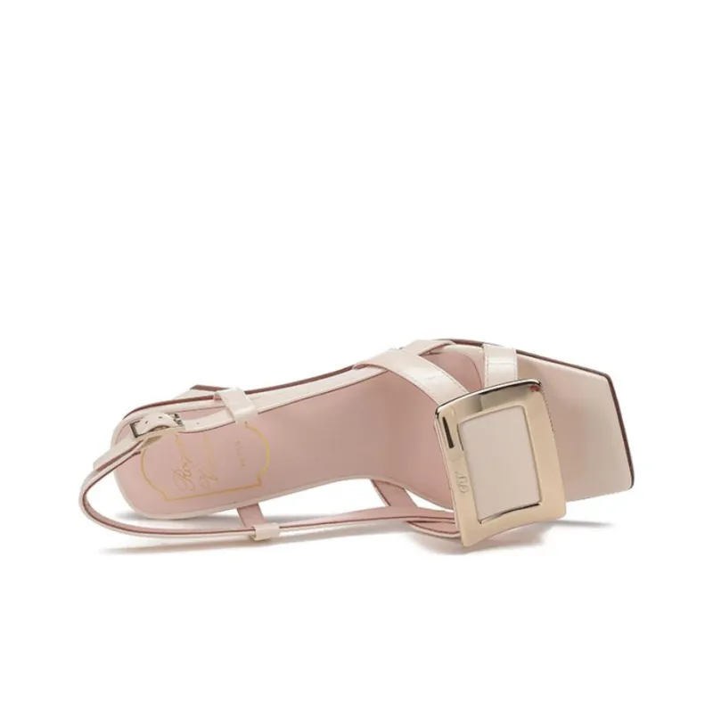 Roger Vivier Strap Sandals Women's Cream-4