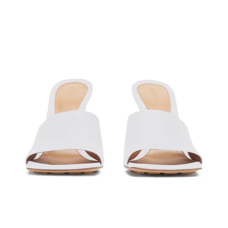 Bottega Veneta Stretch Slide Slippers Women's Optical Fibers White-3