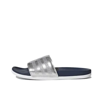 Adidas Adilette Cloudfoam Plus 'Silver Blue' Women's