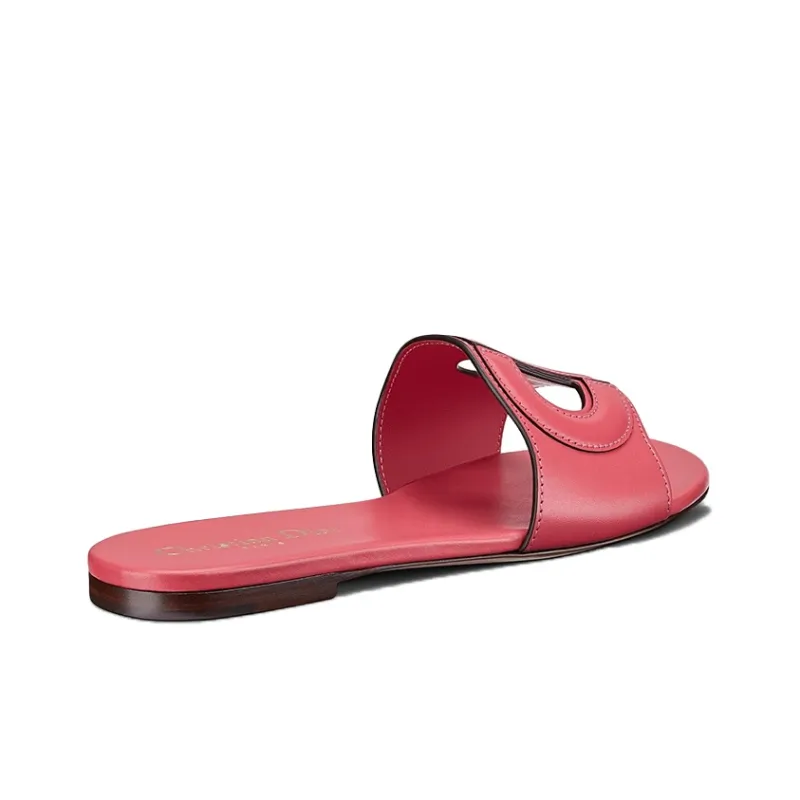 DIOR D-Club Slide Slippers Women's Pink-2