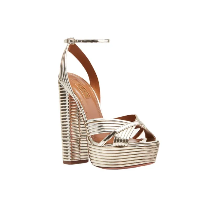 AQUAZZURA Sundance 140mm Platform Sandals-2