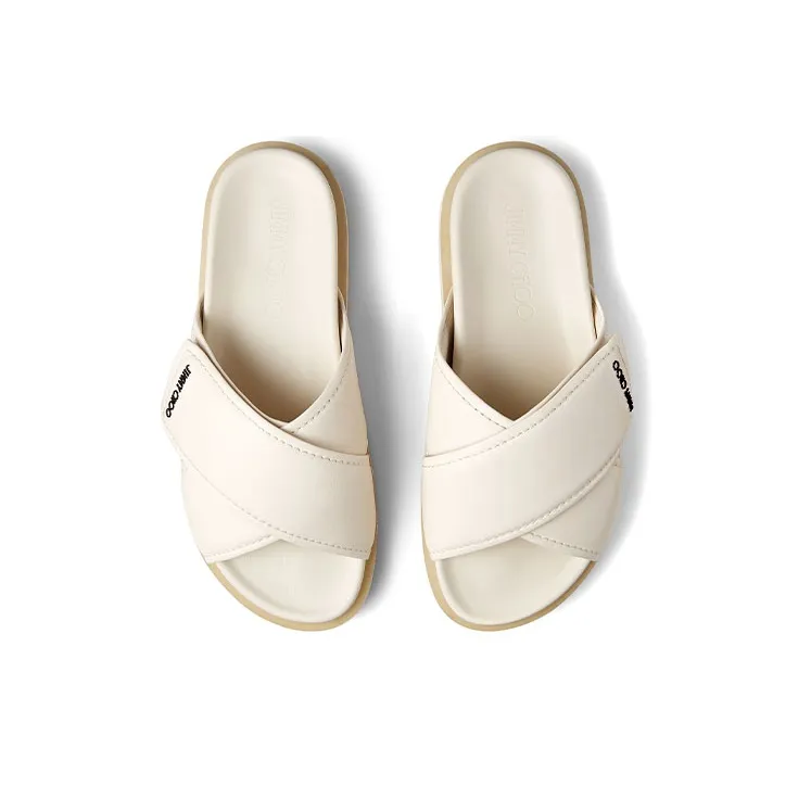 Jimmy Choo Slide Slippers Men's Latte-3