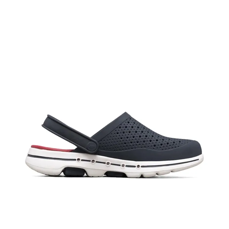 Skechers Go Walk 5 EVA Slip-Resistant Slide Slippers Men's Navy-1