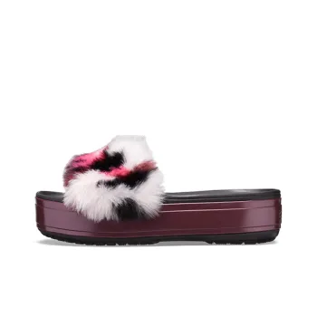 Crocs Crocband Slide Slippers Women's Burgundy