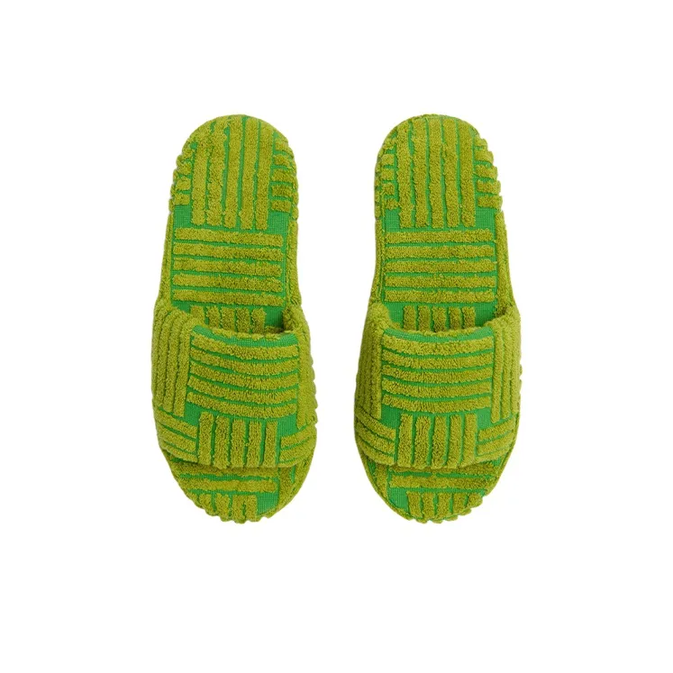 Bottega Veneta Resort Geometric Sandal Parakeet Kiwi-3