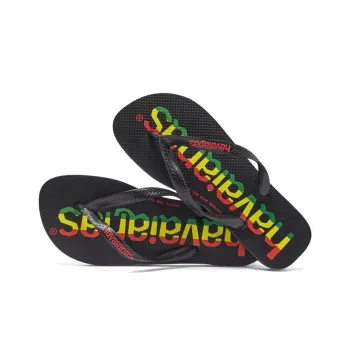 Havaianas Logomania Stylish Sandals Unisex Black