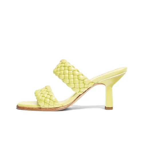 MICHAEL KORS KORS Slide Slippers Women's Yellow Cream