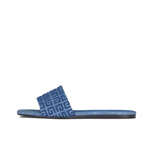 GIVENCHY 4G Slide Slippers Women's Blue