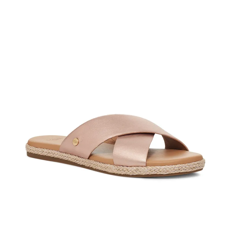UGG Rubber Sole Slide Slippers Women's Rose Gold-2