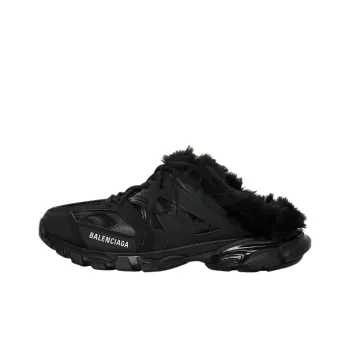 Balenciaga Track 1.0 Slip Resistant Wrap toe Slippers Men's Black