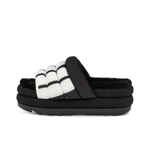 UGG Maxi Slide Logo Black Women's