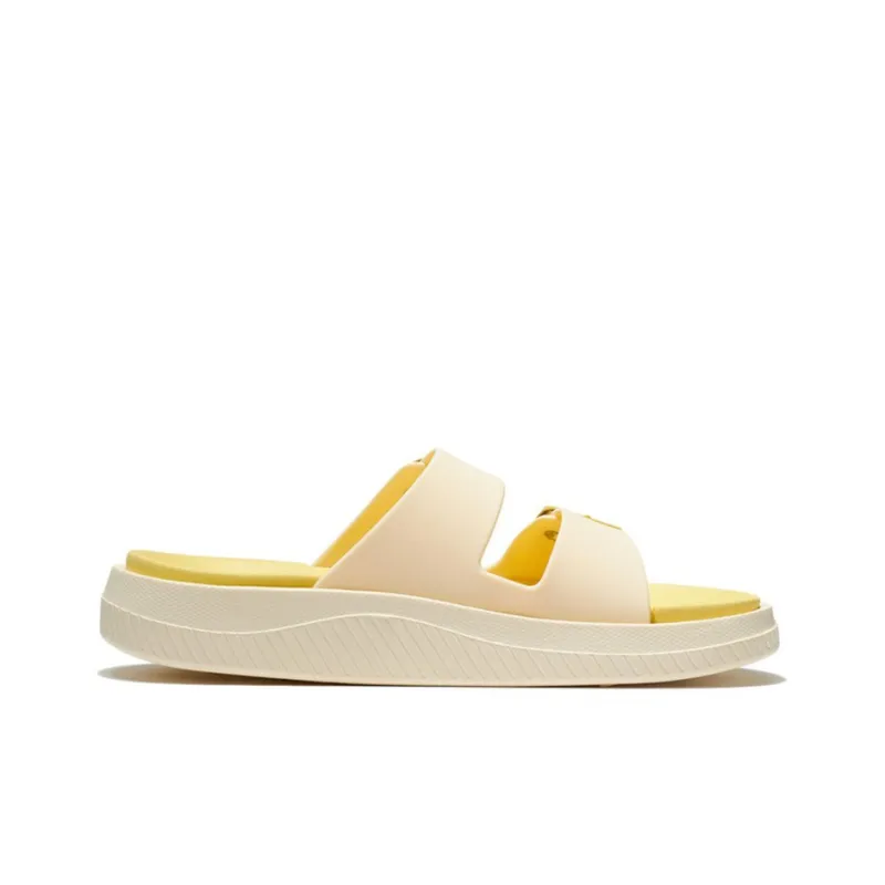LiNing Clap Rubber Sole Slide Slippers Women's Yellow-1