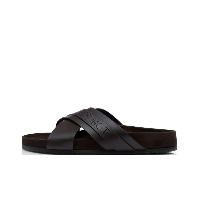 TOM FORD Other Slide Slippers Men's Brown-0