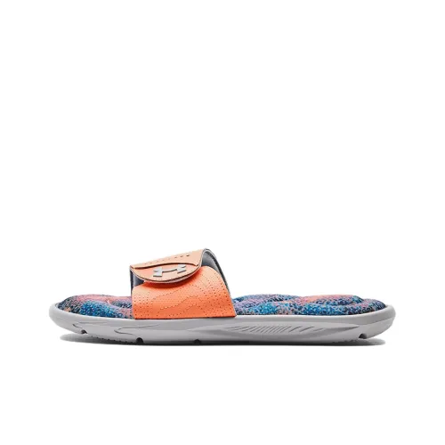 Under Armour Ignite 6 Graphic Footbed Slide 'Afterglow Petrol Blue' Women's