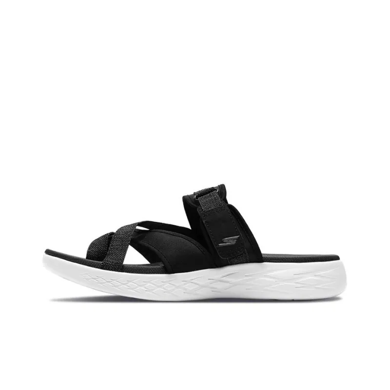 Skechers On The Go Slide Slippers Men Black/White-0