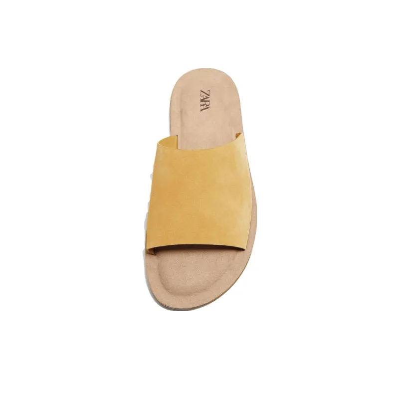 ZARA Slide Slippers Men's Curry-2