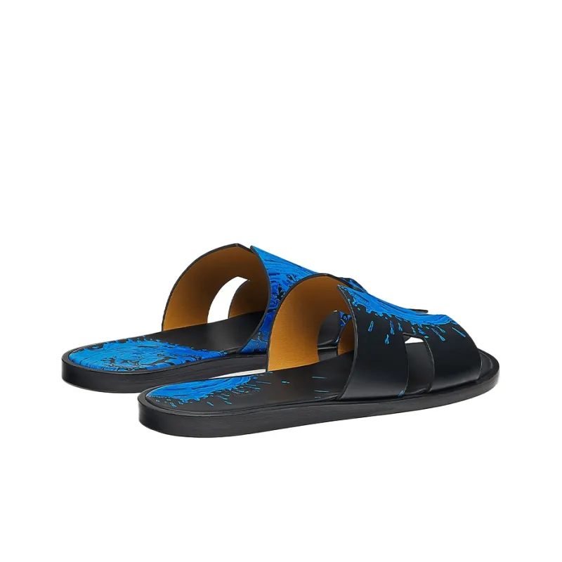 HERMES Stylish Sandals Men's Electric Blue-3
