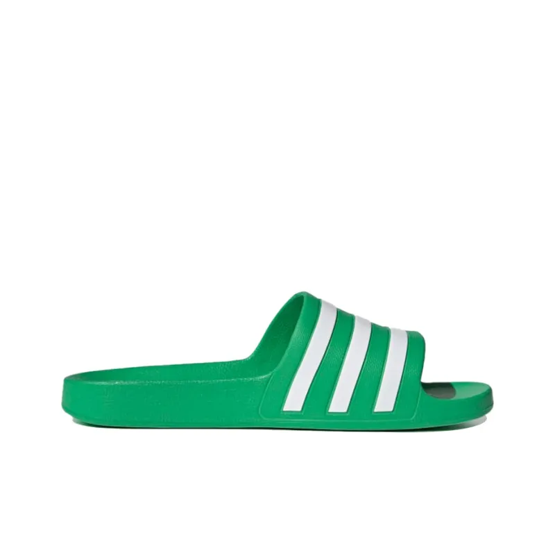 Adilette Adidas Aqua Slides 'Vivid Green'-1