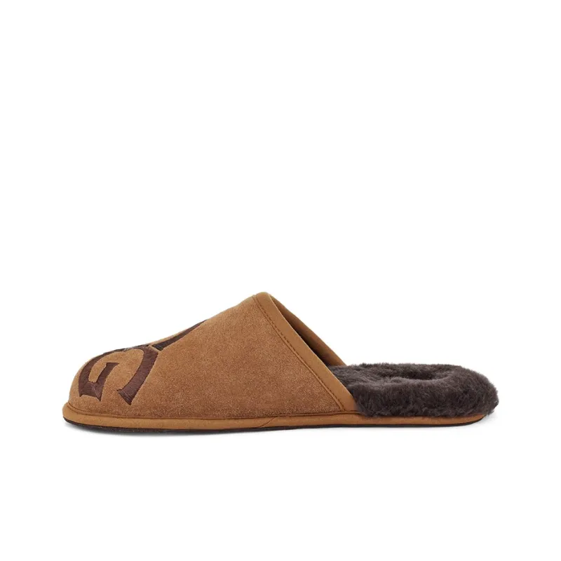 UGG Scuff Logo Slipper Chestnut Espresso-0