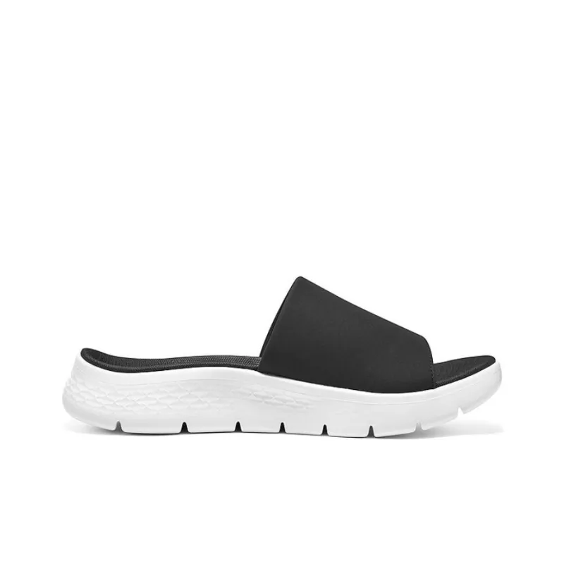 Skechers ON THE GO EVA Rubber Sole Slip Resistant Abrasion Resistant Slide Slippers Men's Black White-1