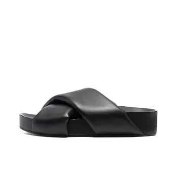 JIL SANDER Cross over Leather Sandals