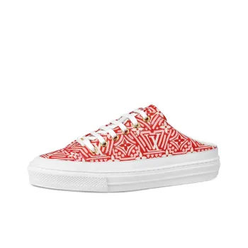LOUIS VUITTON Crafty Stellar Mules 'Red White' Women's